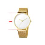 No logo Simple Watch with Blank Dial  Mesh Stainless Steel Band Men Watches Thin Minimalist Customized Watch 40mm High Quality - Image 5