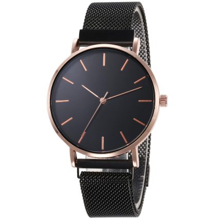 Hot Selling No Logo Simple Thin Minimalist Wristwatch for Men and Women Casual Unisex Watch for Boy and Girl Magnetic Watch