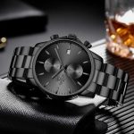 GOLDEN HOUR Fashion Business Mens Watches with Stainless Steel Waterproof Chronograph Quartz Watch for Men, Auto Date - Image 6
