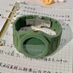 Wholesale 40mm Glass Dial 22mm Custom Classic Arabic Numbers ultra Thin Polycarbon Men Plastic Quartz Watch - Image 5