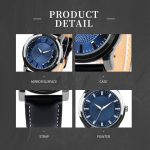 Low Price Wholesale Alloy case Men's Stylish Simple Pointer Quartz Watch - Image 3